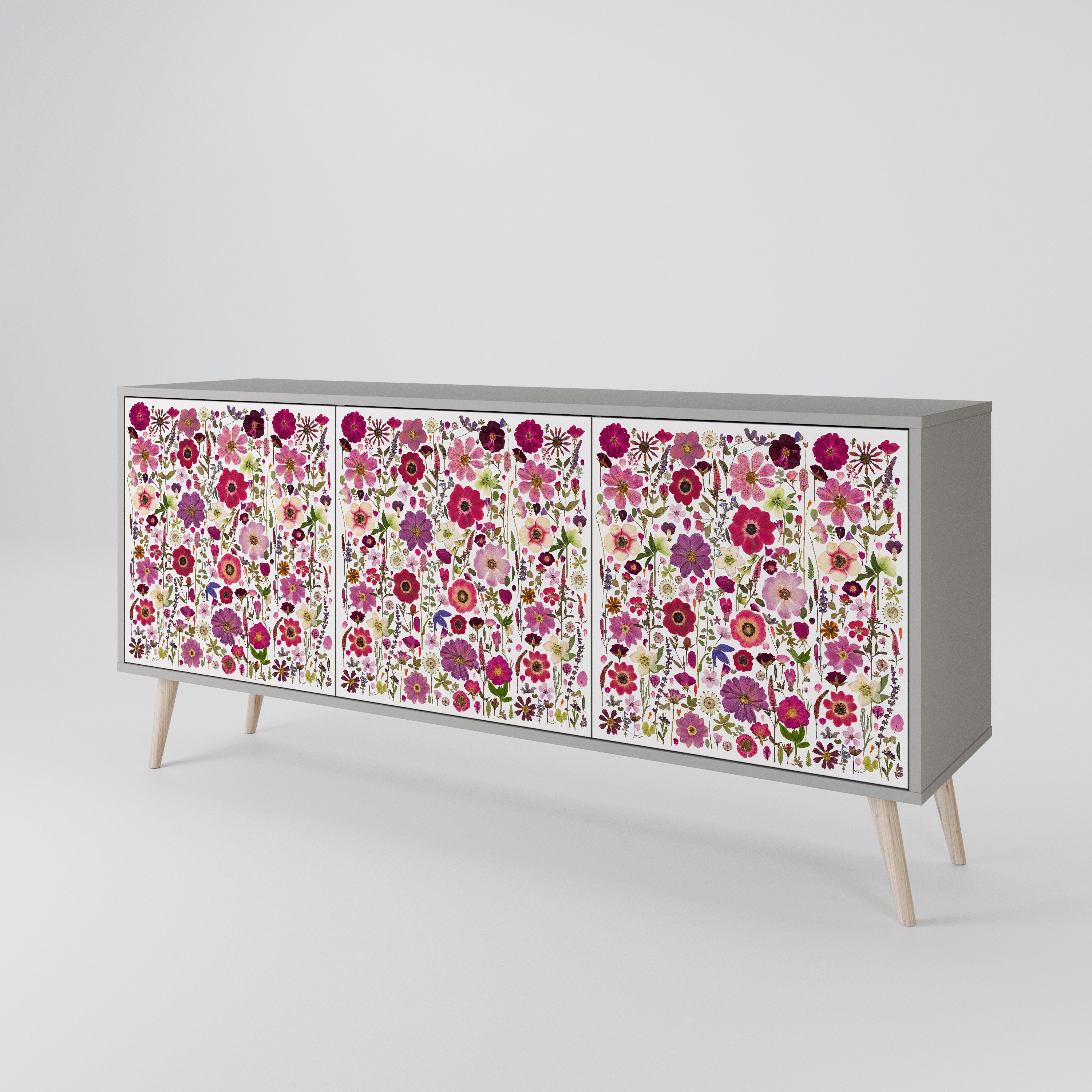 PETAL GARDEN 3-Door Sideboard