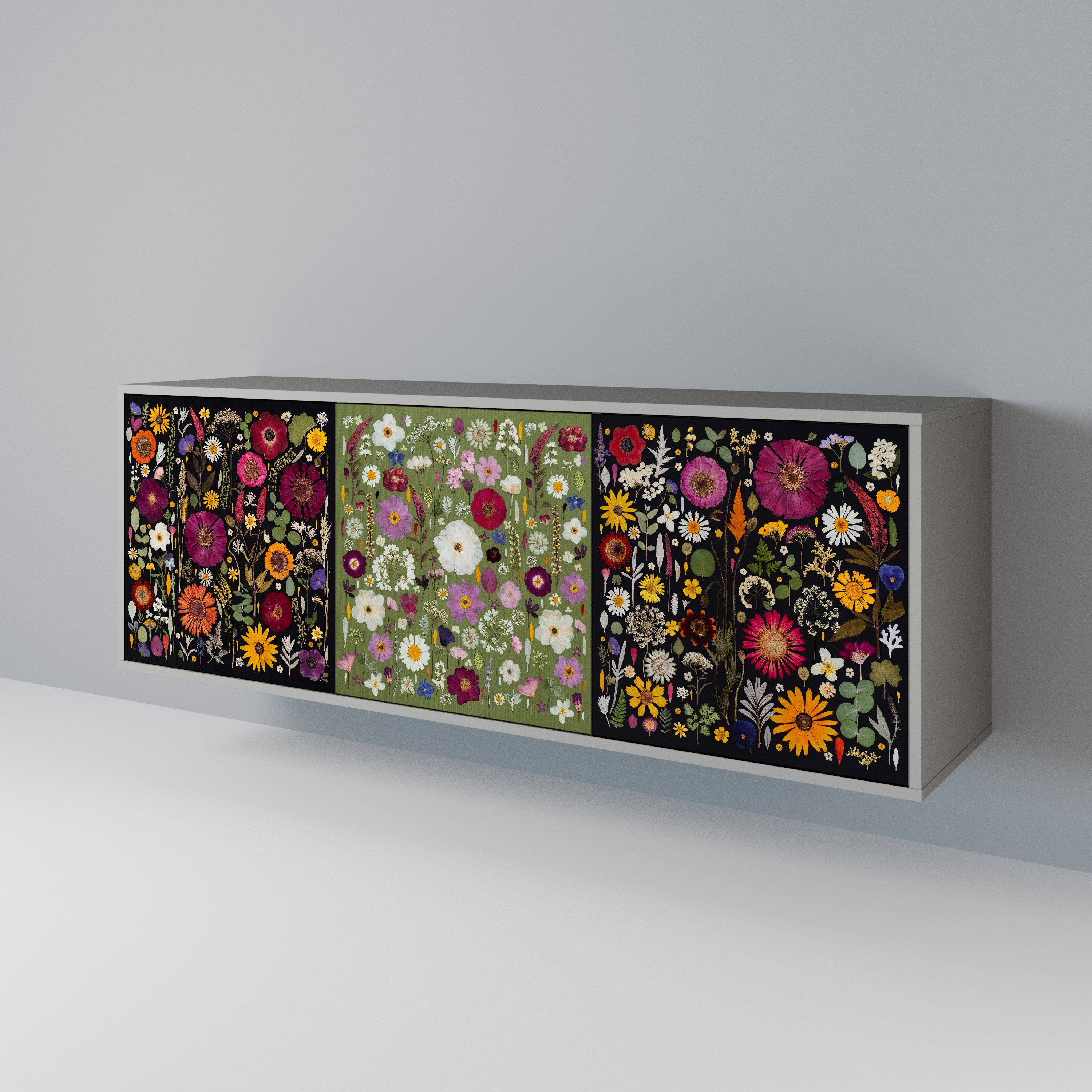 VERDANT GARDEN 3-Door Sideboard