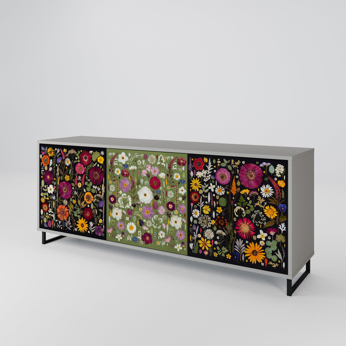 VERDANT GARDEN 3-Door Sideboard