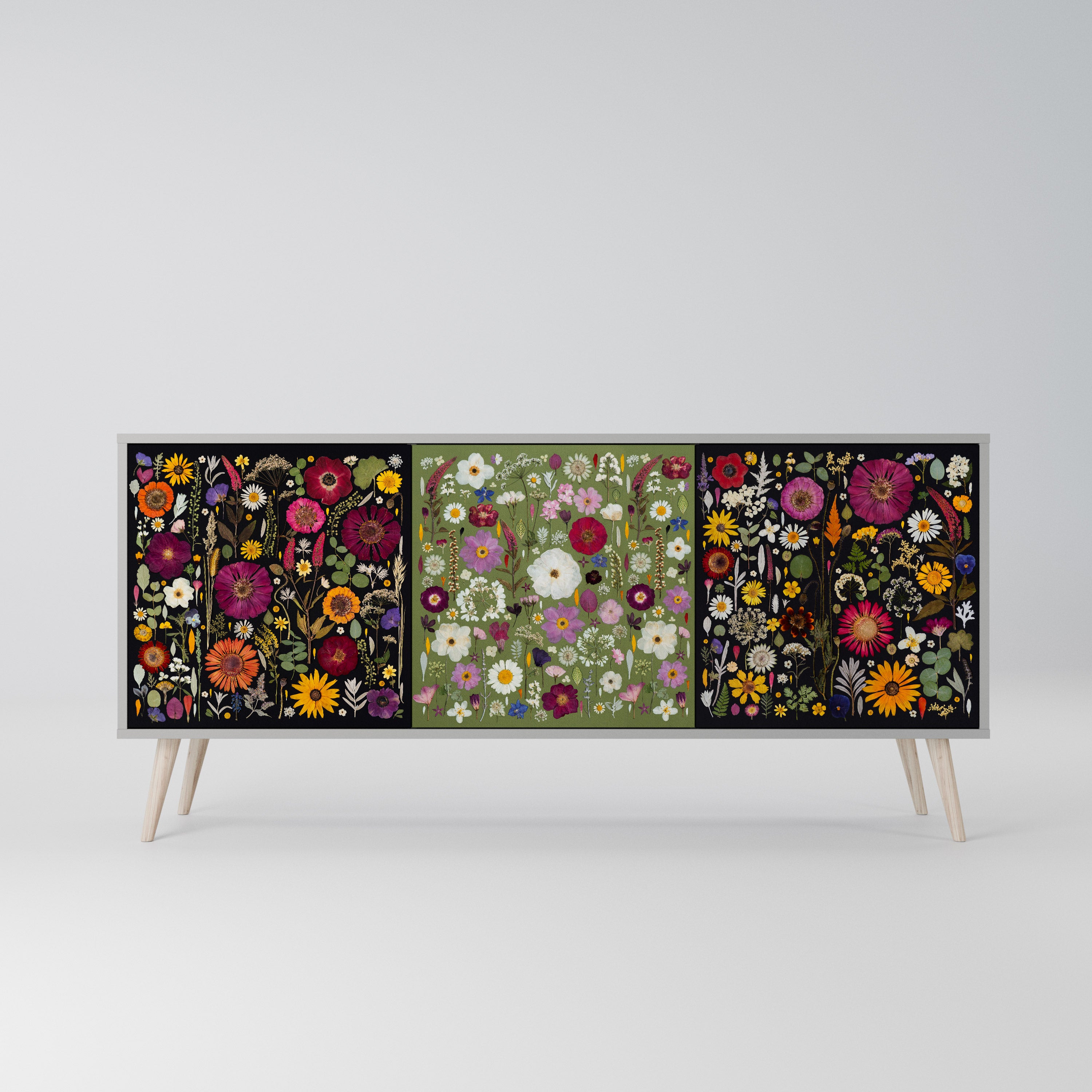 Verdant Garden 3-türiges Sideboard