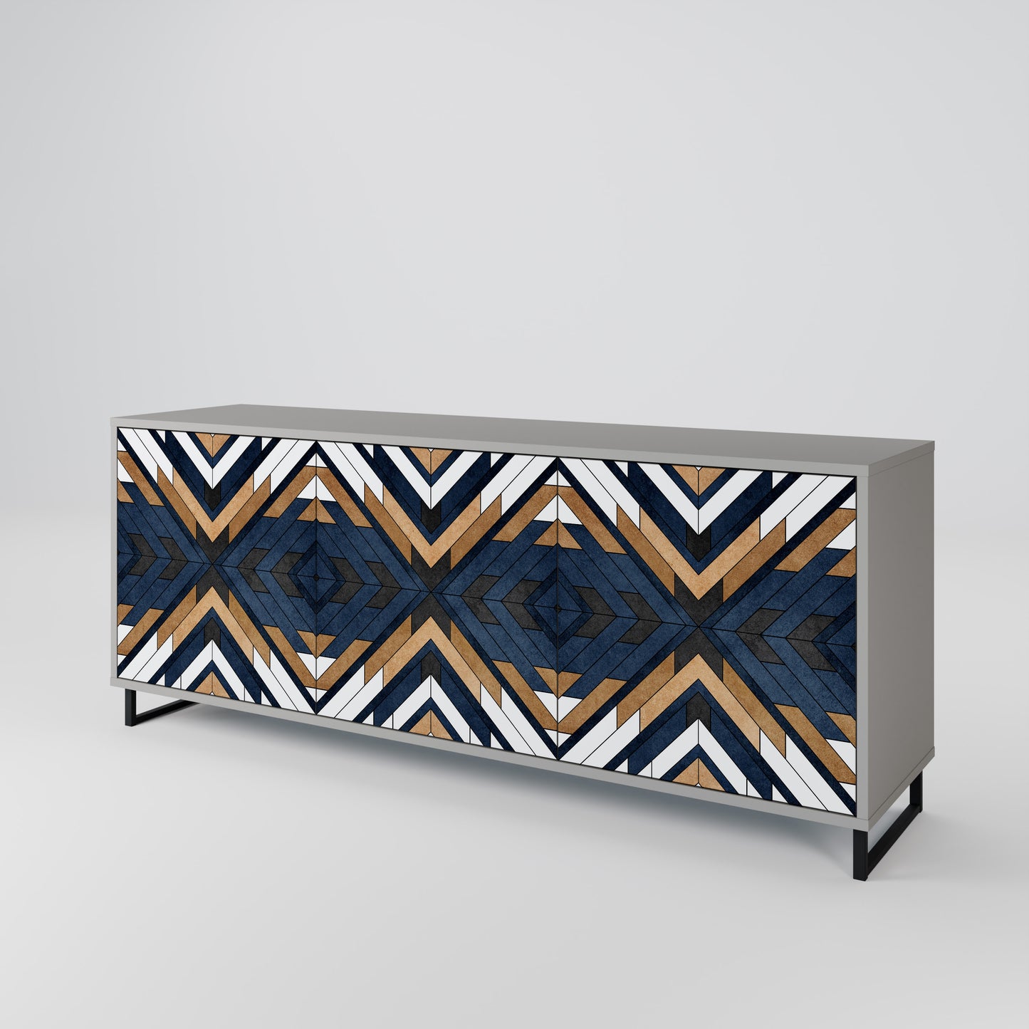 ARTFUL GEOMETRY 3-türiges Sideboard
