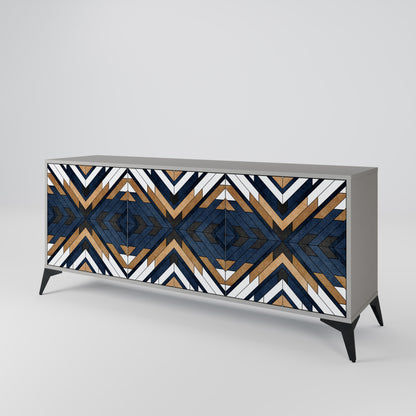 ARTFUL GEOMETRY 3-türiges Sideboard