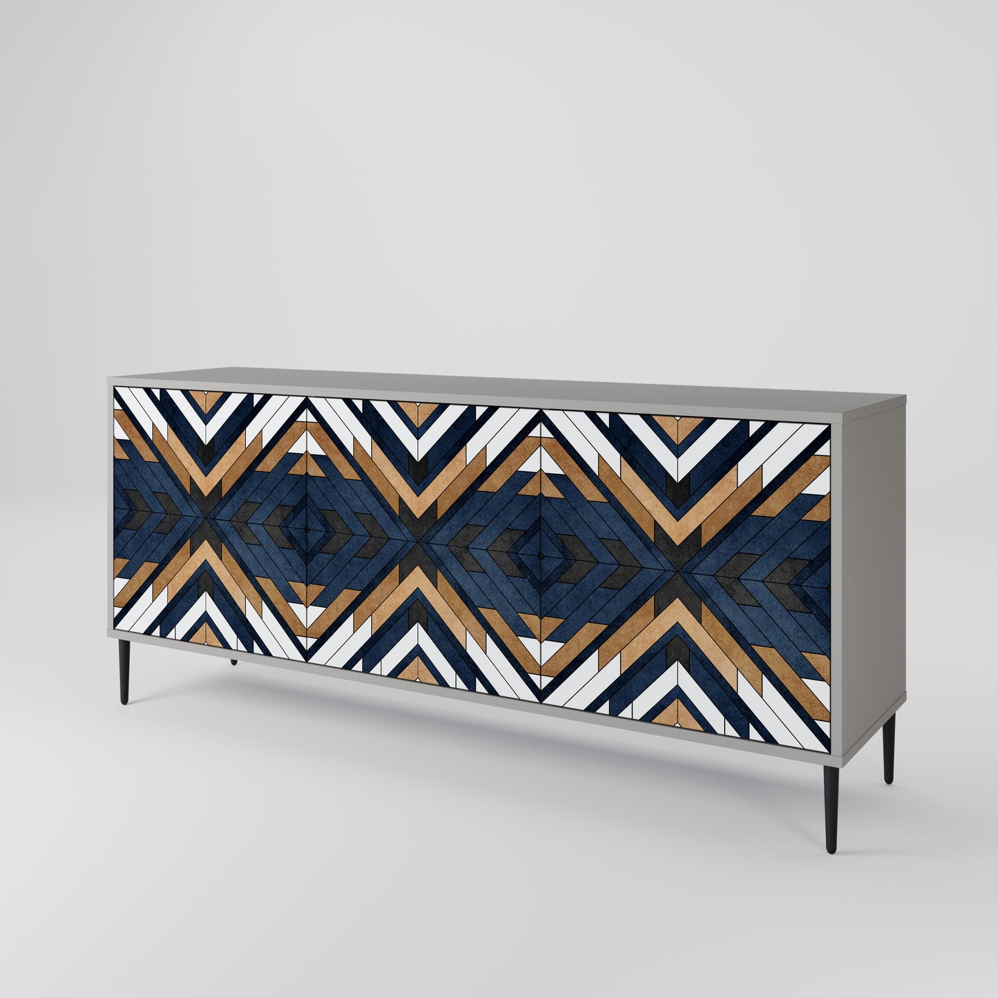 ARTFUL GEOMETRY 3-türiges Sideboard