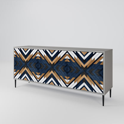 ARTFUL GEOMETRY 3-türiges Sideboard