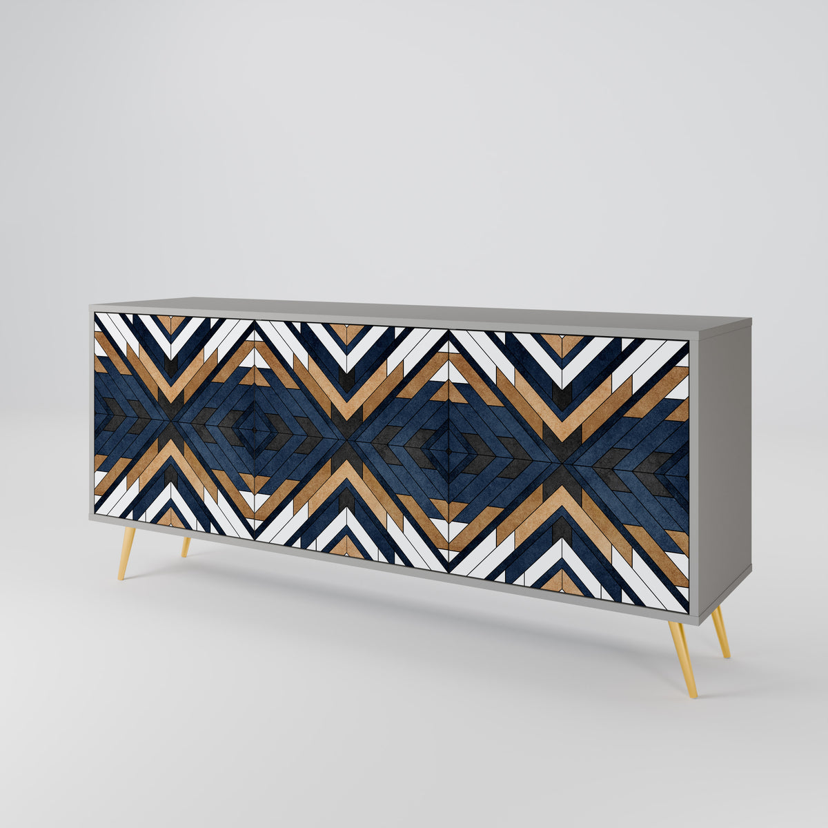 ARTFUL GEOMETRY 3-türiges Sideboard