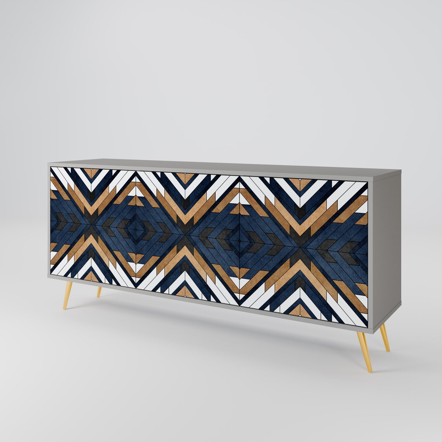 ARTFUL GEOMETRY 3-türiges Sideboard