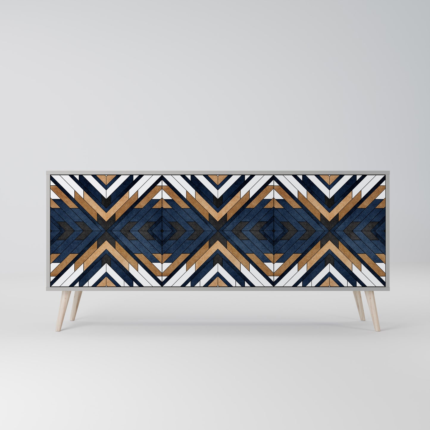 ARTFUL GEOMETRY 3-türiges Sideboard