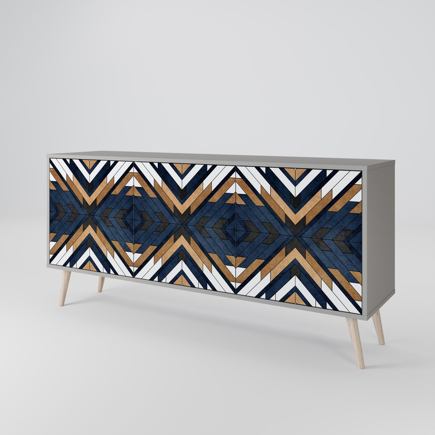 ARTFUL GEOMETRY 3-türiges Sideboard