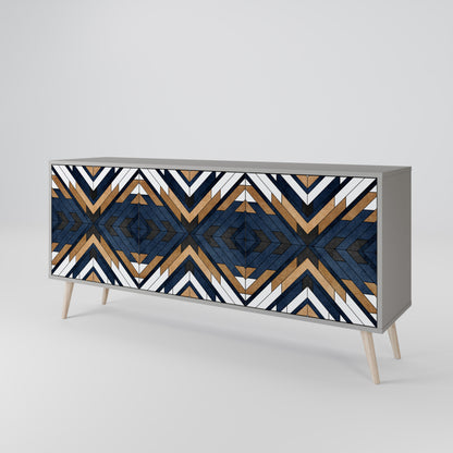 ARTFUL GEOMETRY 3-türiges Sideboard