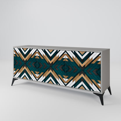 ARTISTIC GEOMETRY 3-türiges Sideboard