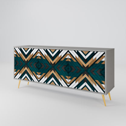 ARTISTIC GEOMETRY 3-türiges Sideboard