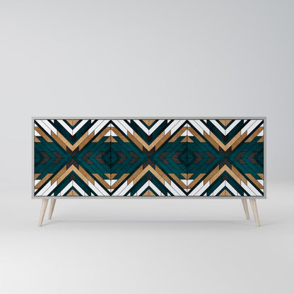 ARTISTIC GEOMETRY 3-türiges Sideboard