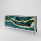 GOLDRUSH ODYSSEY Sideboard mit 3 Türen in Grau