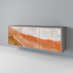 SANDHILLS SPLENDOUR Sideboard mit 3 Türen in Grau