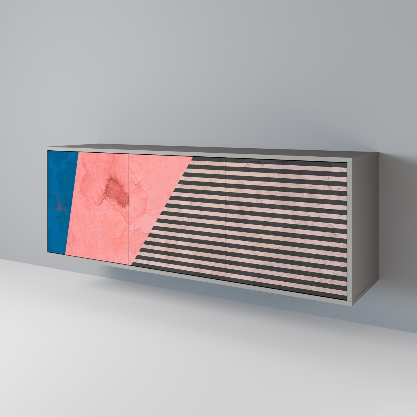 GLAMOROUS STRIPE 3-türiges Sideboard