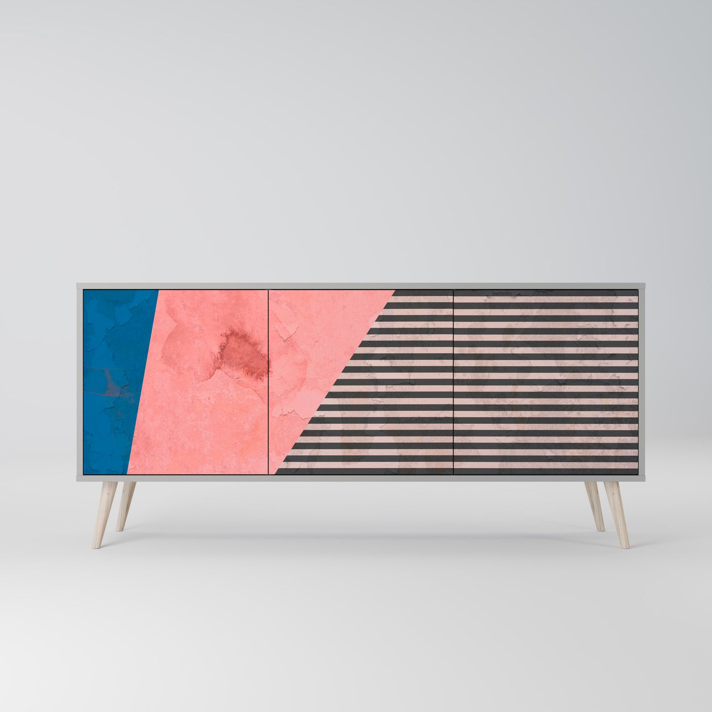 GLAMOROUS STRIPE 3-türiges Sideboard