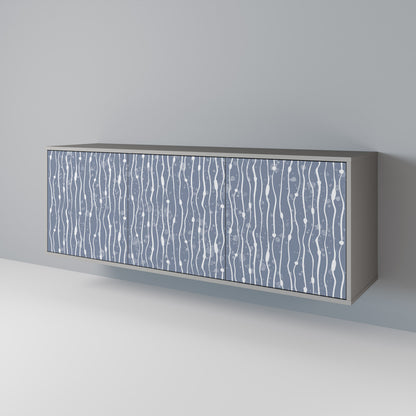 GRAPHITE RAIN 3-türiges Sideboard