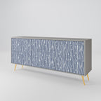 GRAPHITE RAIN Sideboard mit 3 Türen in Grau
