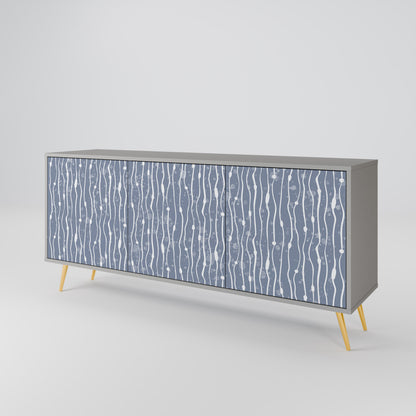 GRAPHITE RAIN 3-türiges Sideboard