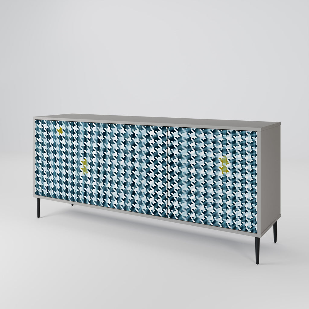 OUT OF CONTEXT 3-türiges Sideboard in grauer Ausführung