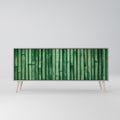 NATURAL GREEN Sideboard mit 3 Türen in Grau