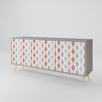 HAZY NOSTALGIA Sideboard mit 3 Türen in Grau