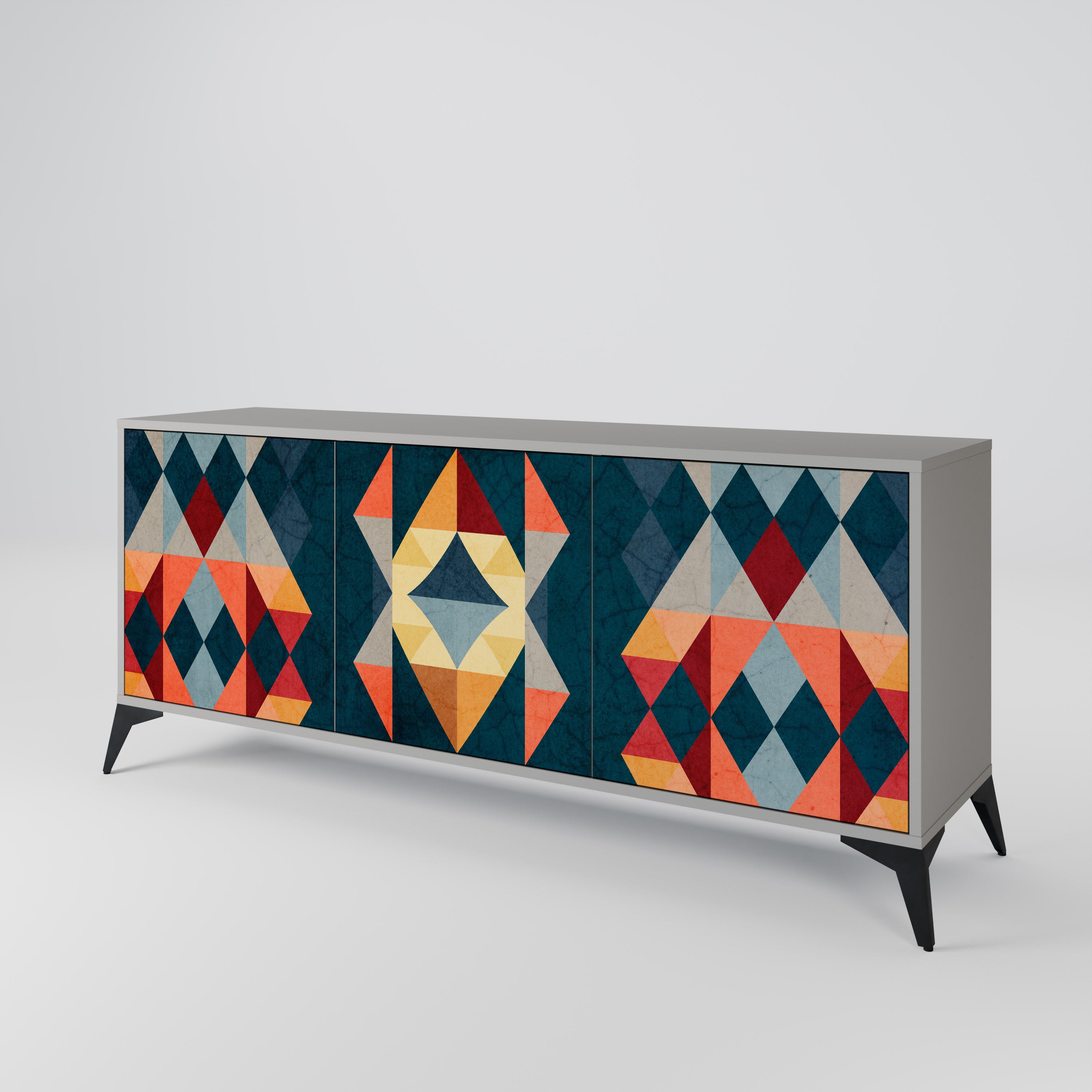 CRACKED ILLUSION 3-türiges Sideboard