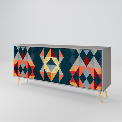 CRACKED ILLUSION 3-türiges Sideboard
