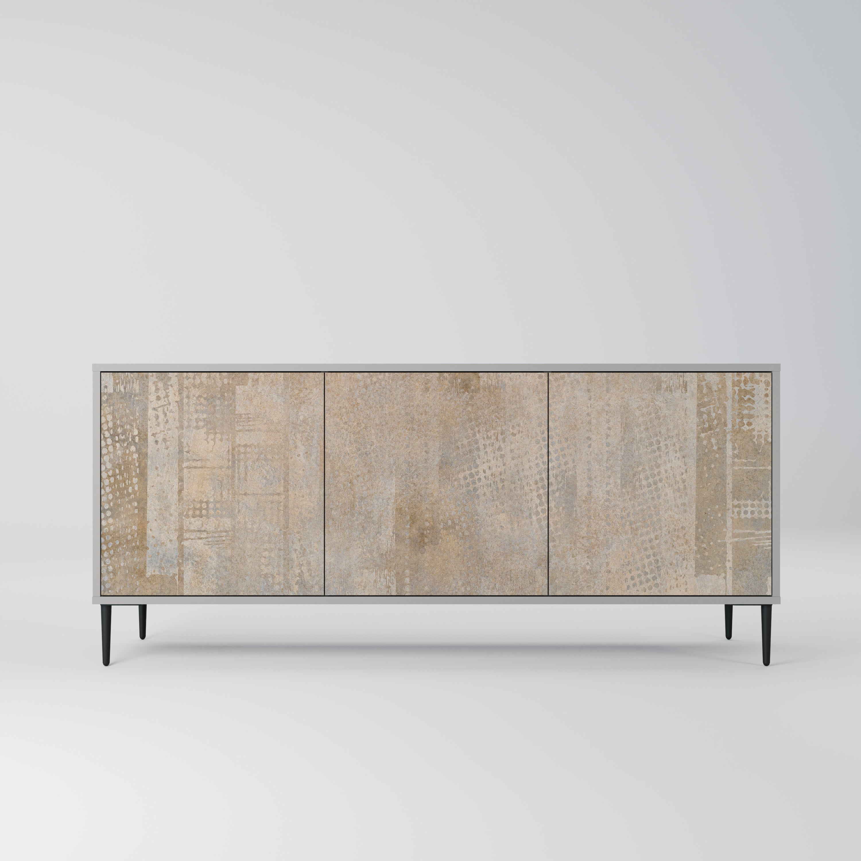 SCREEN ERROR 3-türiges Sideboard in grauer Ausführung
