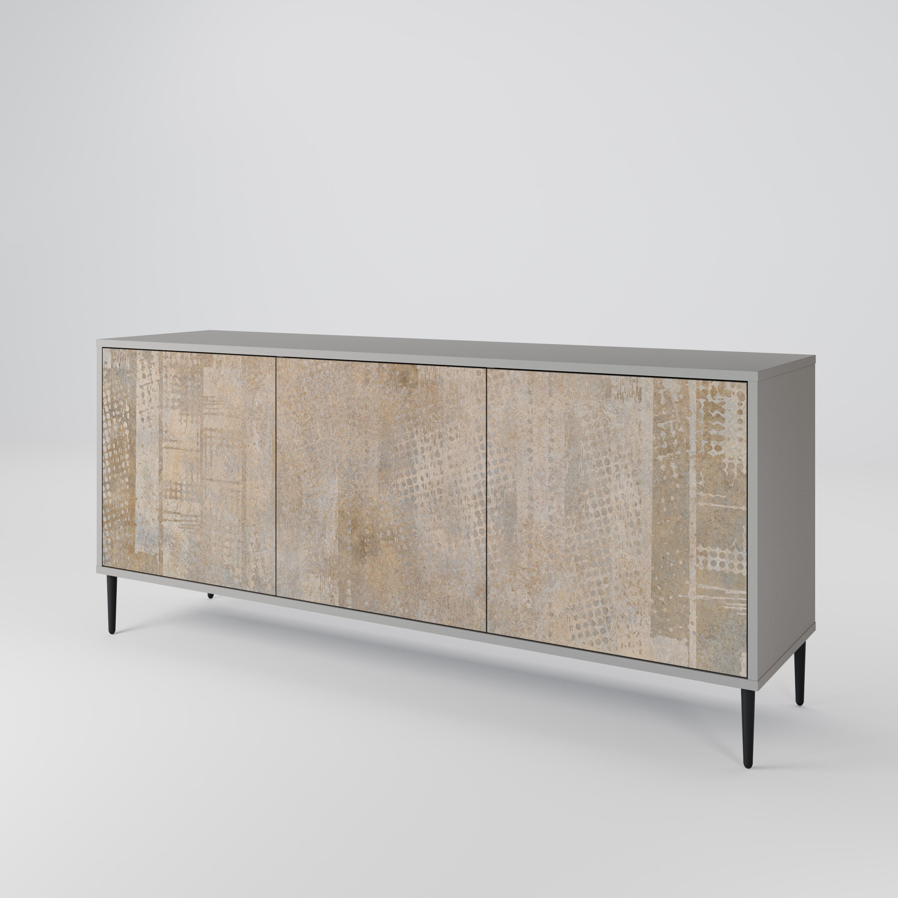 SCREEN ERROR 3-türiges Sideboard in grauer Ausführung