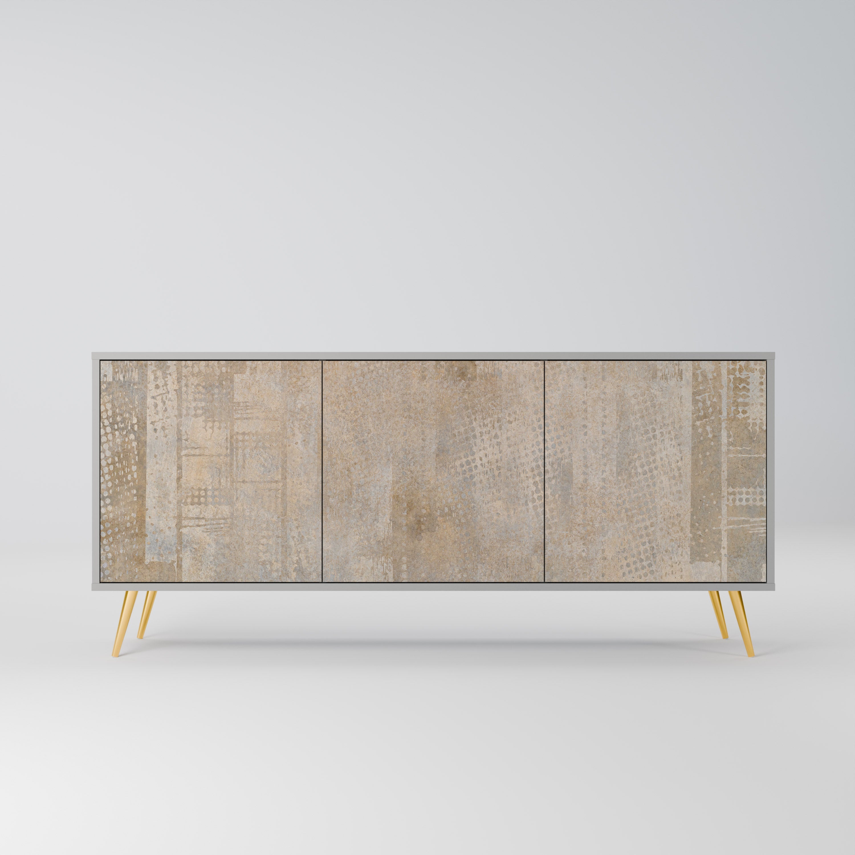 SCREEN ERROR 3-türiges Sideboard in grauer Ausführung
