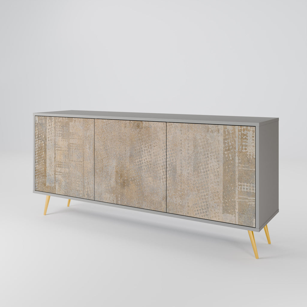 SCREEN ERROR 3-türiges Sideboard in grauer Ausführung