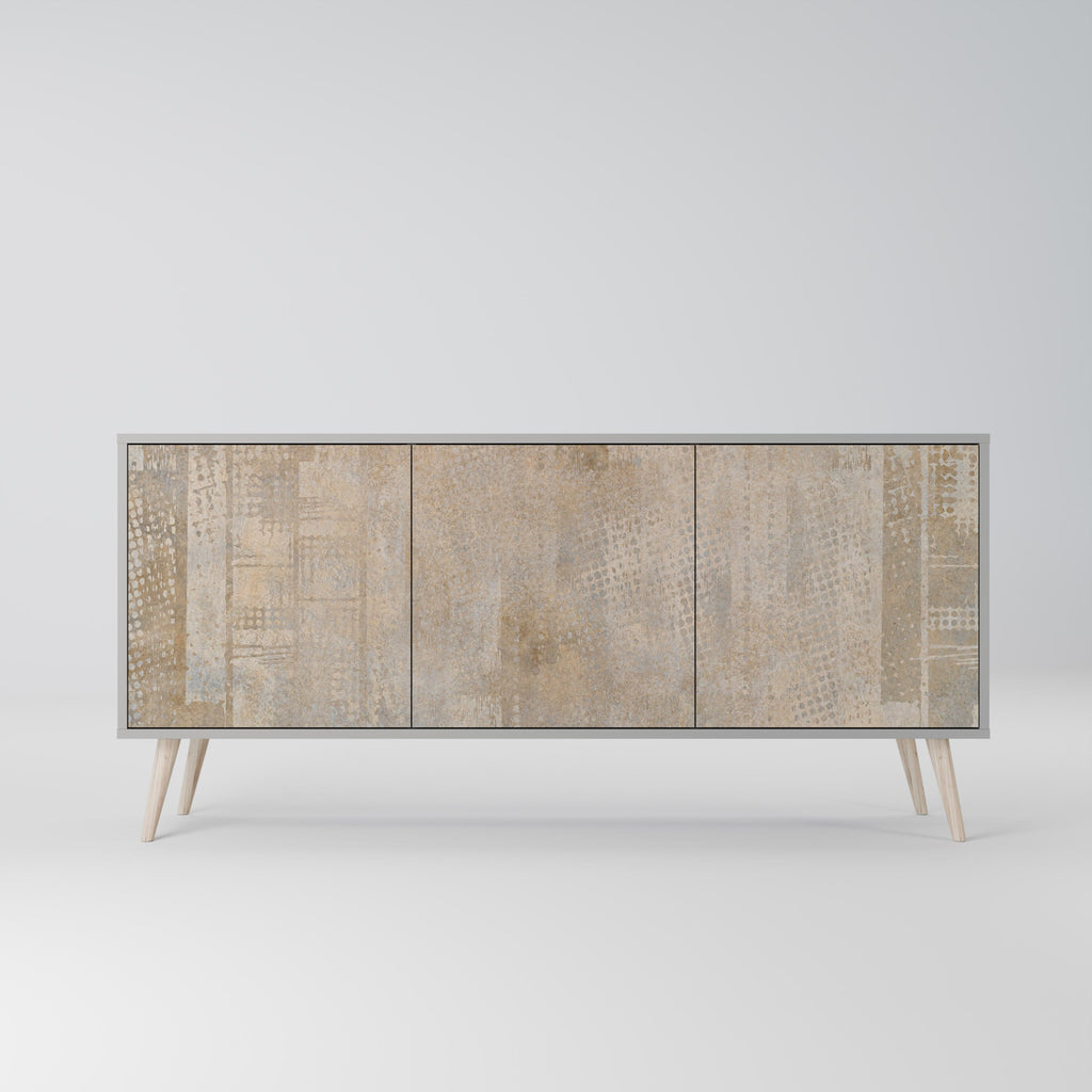 SCREEN ERROR 3-türiges Sideboard in grauer Ausführung