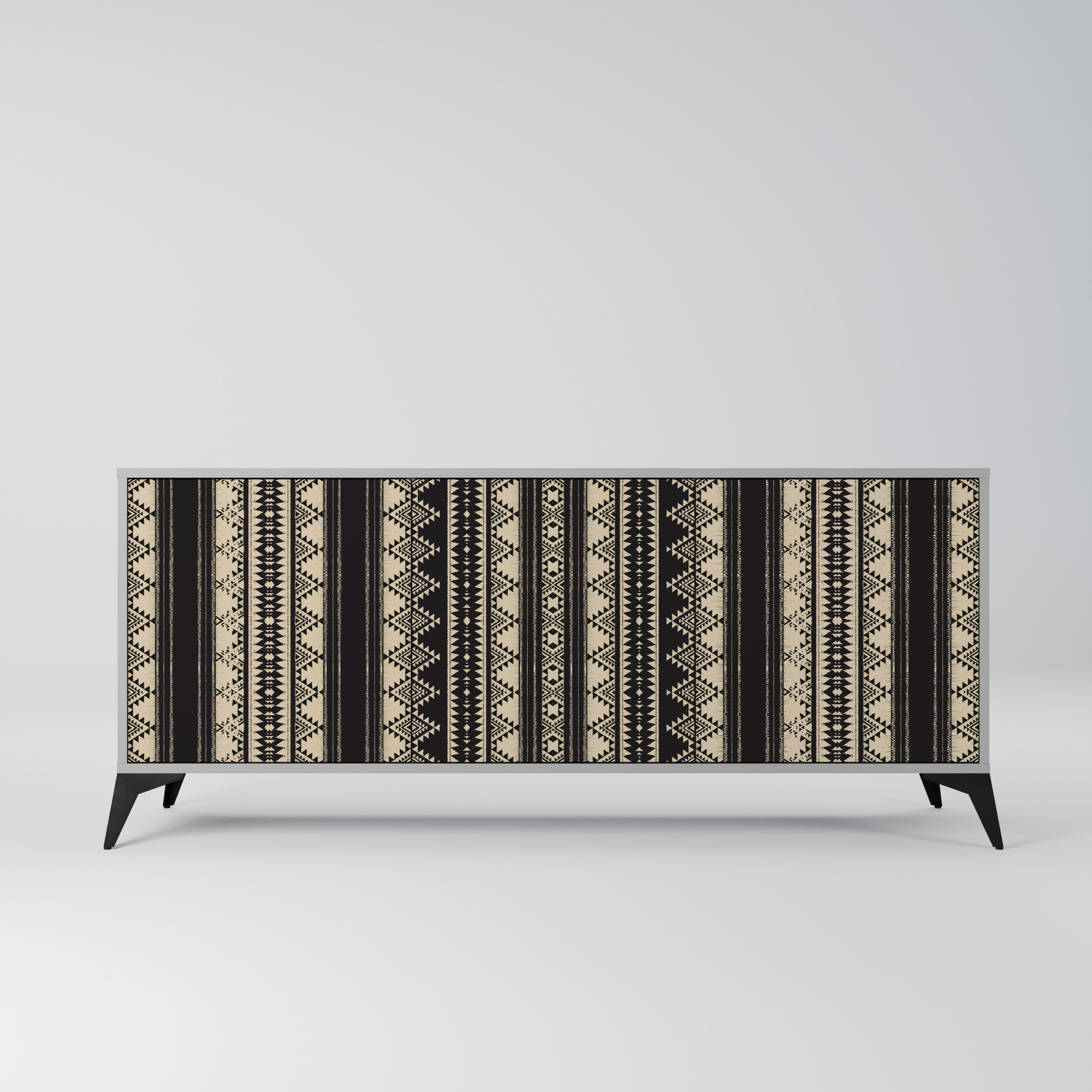 AZTEC 3-türiges Sideboard in grauer Ausführung