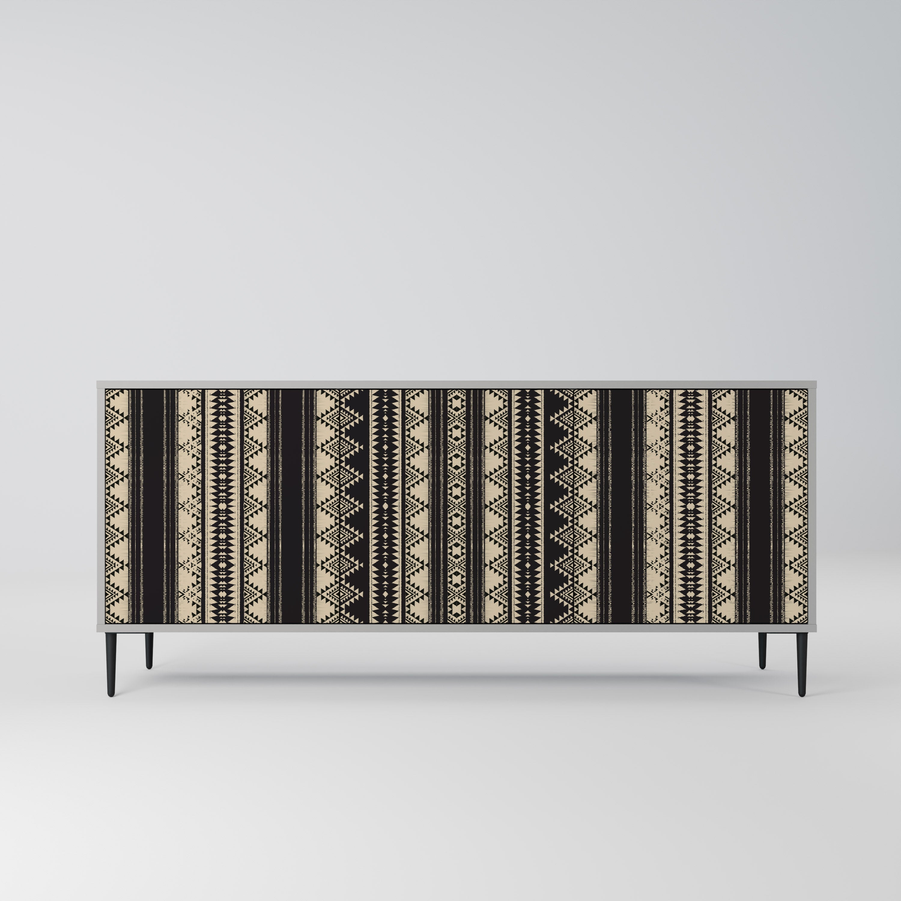 AZTEC 3-türiges Sideboard in grauer Ausführung