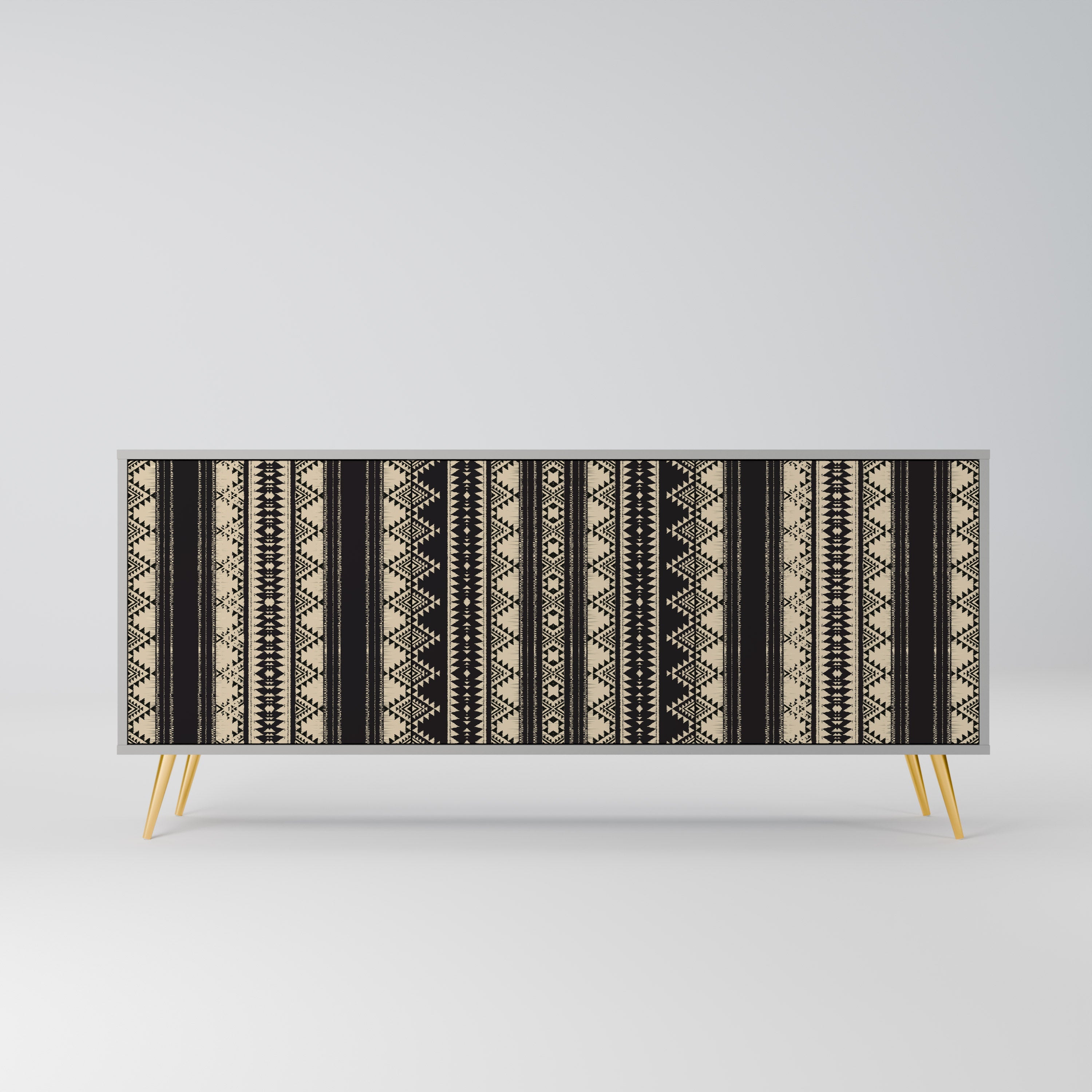 AZTEC 3-türiges Sideboard in grauer Ausführung