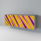 DREAMS COME TRUE Sideboard mit 3 Türen in Grau