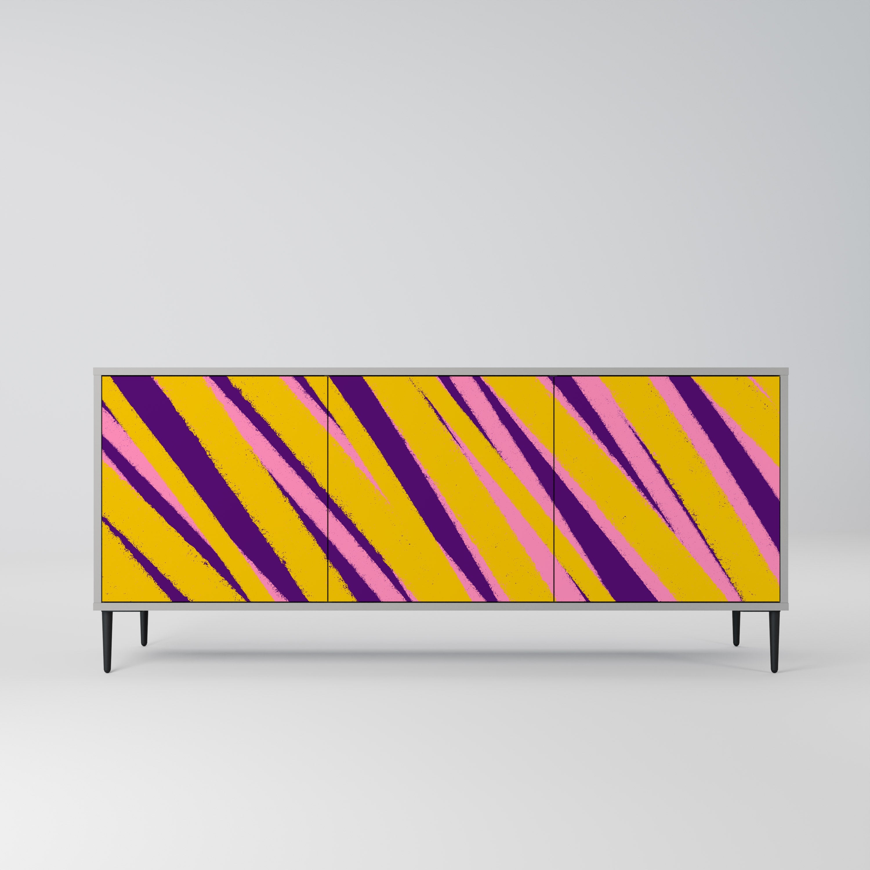 DREAMS COME TRUE 3-türiges Sideboard in grauer Ausführung