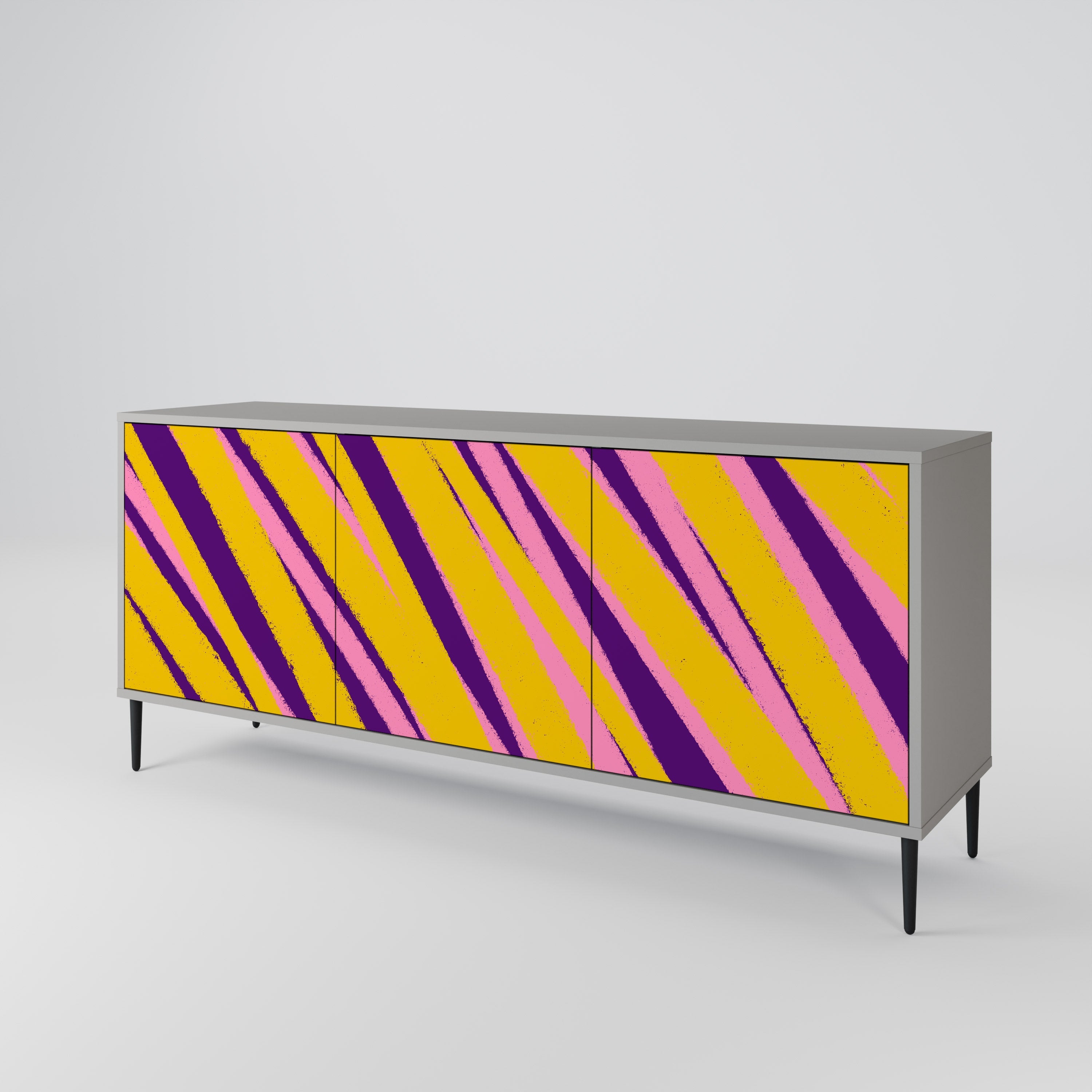 DREAMS COME TRUE 3-türiges Sideboard in grauer Ausführung