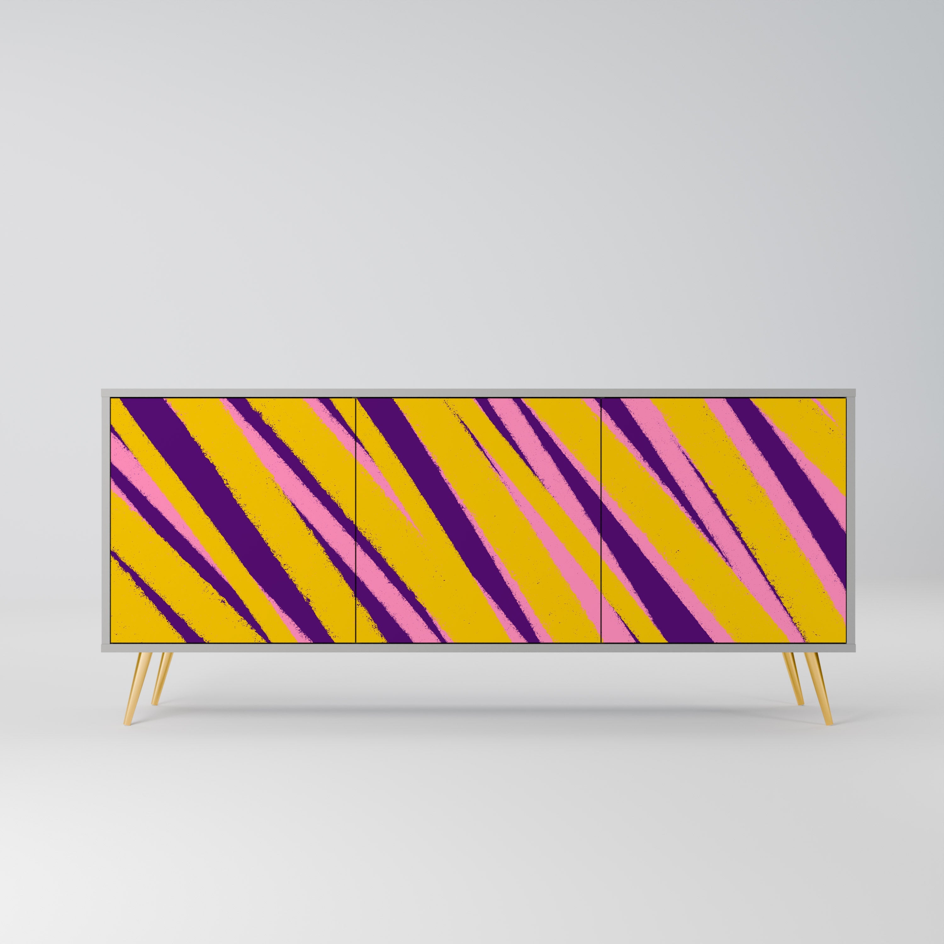 DREAMS COME TRUE 3-türiges Sideboard in grauer Ausführung