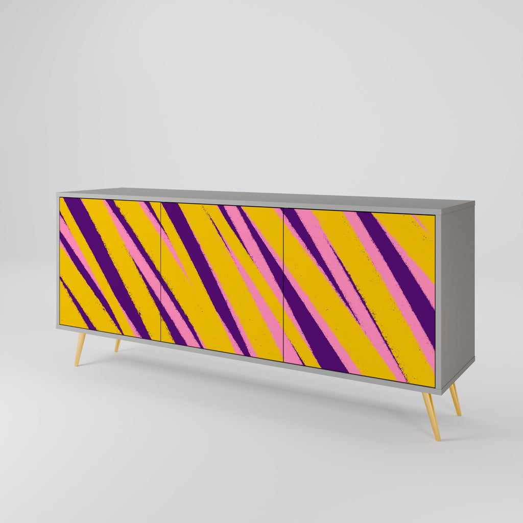 DREAMS COME TRUE 3-türiges Sideboard in grauer Ausführung