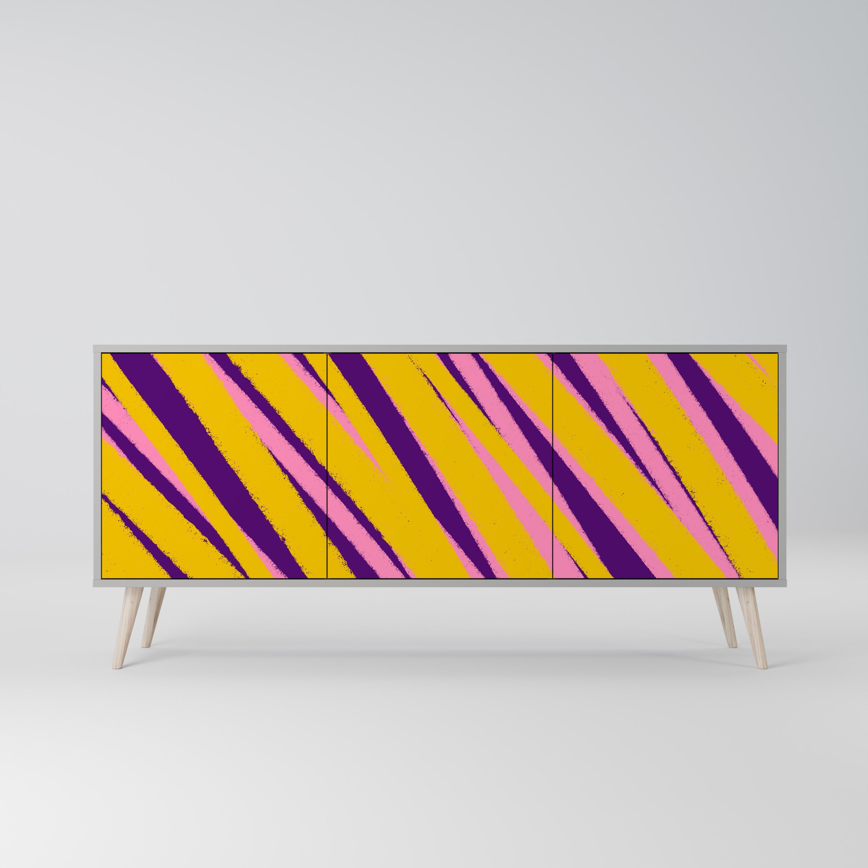 DREAMS COME TRUE 3-türiges Sideboard in grauer Ausführung