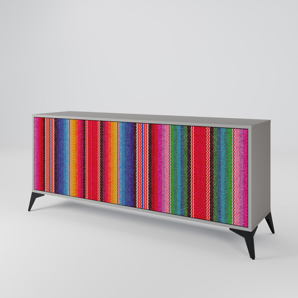 ETHNIC MEXICAN 3-türiges Sideboard