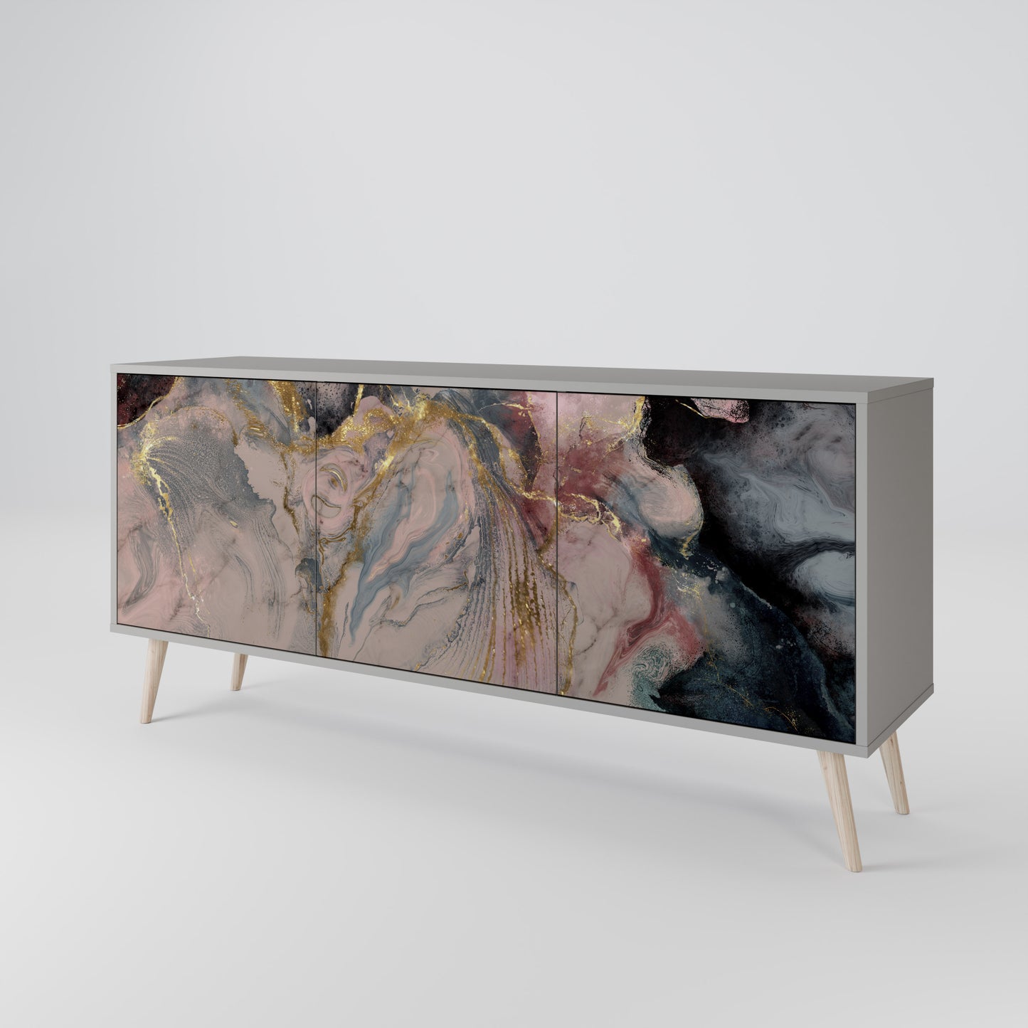 GILDED SWIRLS 3-türiges Sideboard