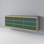 ILUSION GATE Sideboard mit 3 Türen in Grau