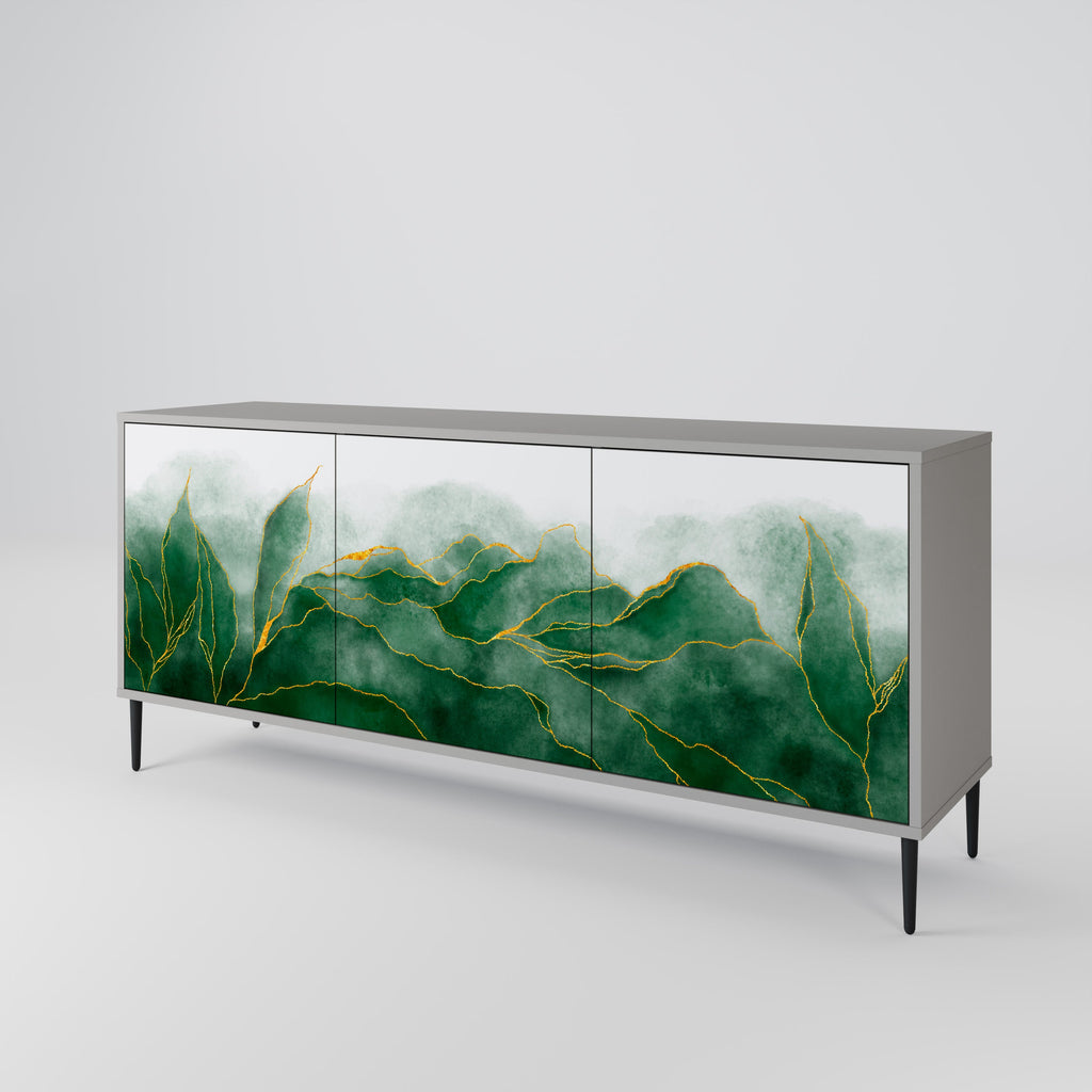 EXPENSIVE NATURE 3-türiges Sideboard in grauem Finish