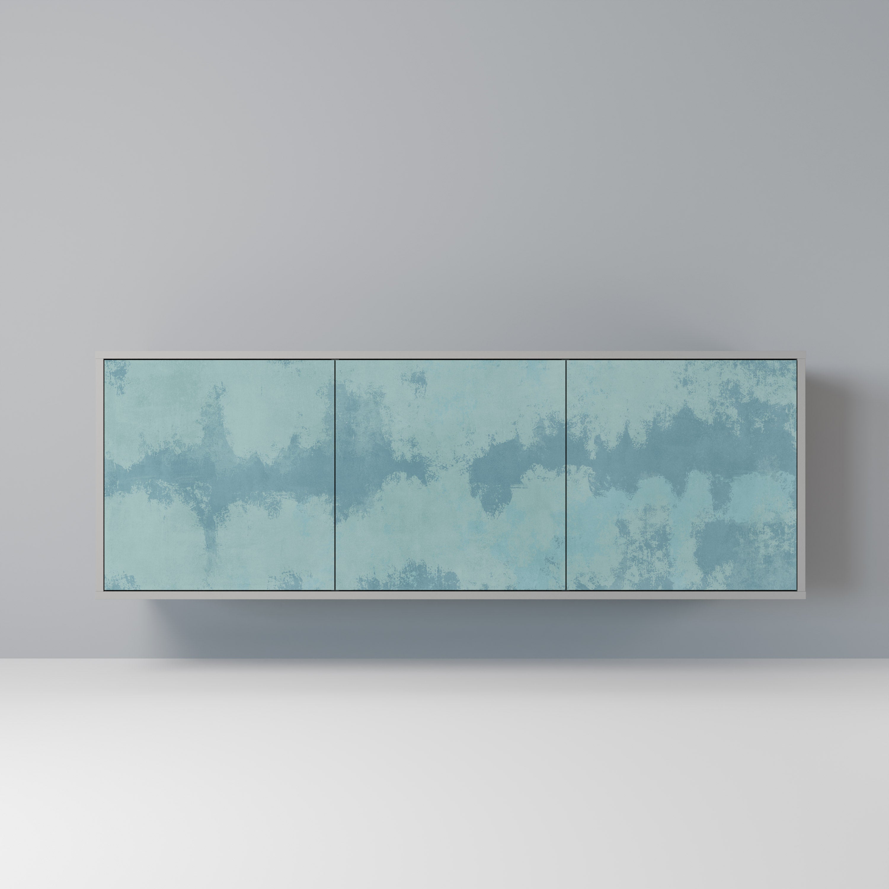 SKY WASH 3-türiges Sideboard in grauer Ausführung