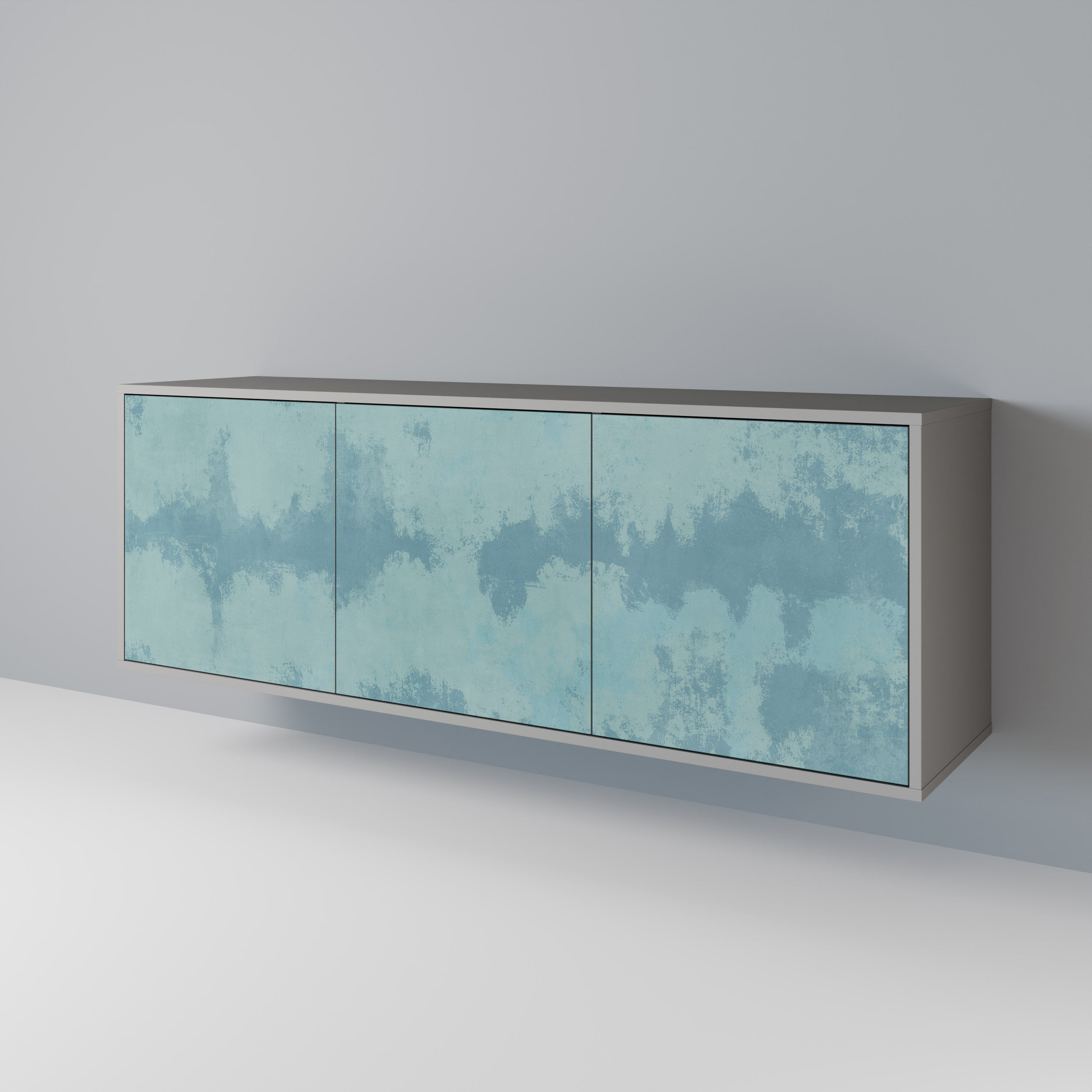 SKY WASH 3-türiges Sideboard in grauer Ausführung
