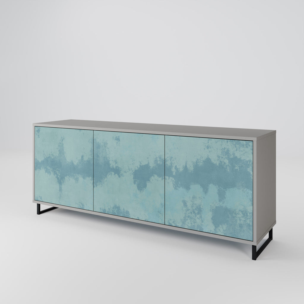 SKY WASH 3-türiges Sideboard in grauer Ausführung
