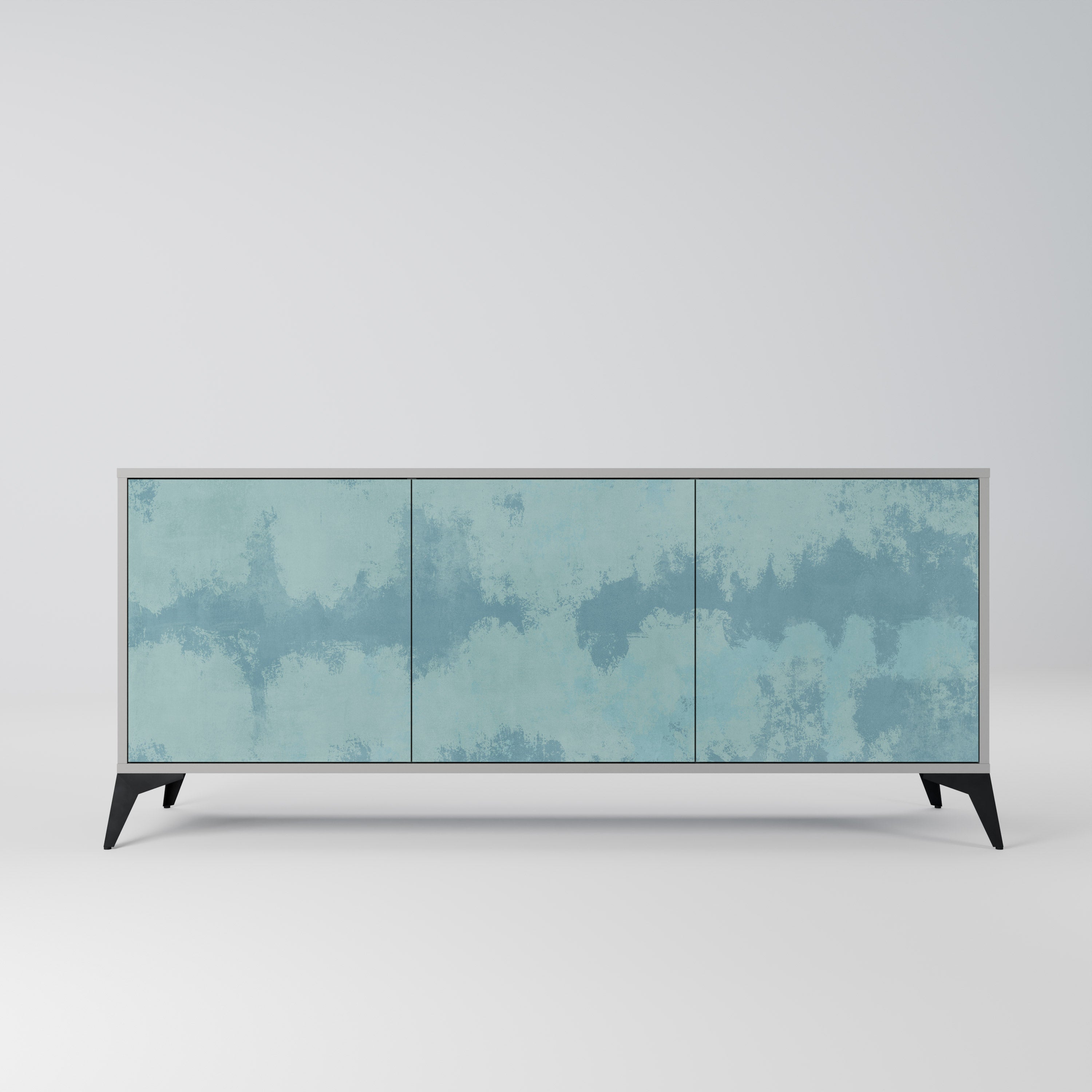 SKY WASH 3-türiges Sideboard in grauer Ausführung